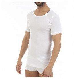 мъжко,бельо,lacotex,short,sleeve,base,layer,white,(white,9)