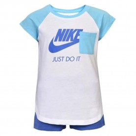 Nike 919-B9A short sleeve set - White (White) детски,екипи,nike,919,b9a,short,sleeve,set,white,(white)