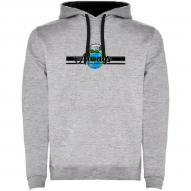 суичър,мъжки,пуловери,kruskis,always,exploring,two,colour,hoodie,heather,grey,black,(grey)