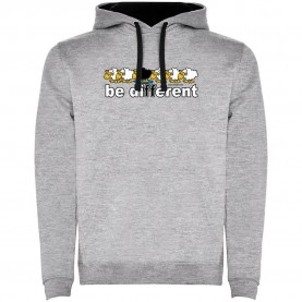 суичър,мъжки,пуловери,kruskis,be,different,surf,two,colour,hoodie,heather,grey,black,(grey)