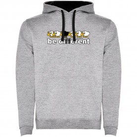 суичър,мъжки,пуловери,kruskis,be,different,trek,two,colour,hoodie,heather,grey,black,(grey)
