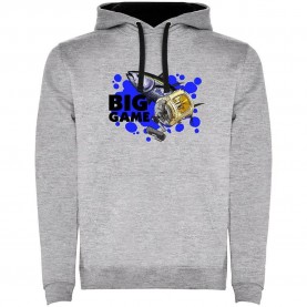 суичър,мъжки,пуловери,kruskis,big,game,two,colour,hoodie,heather,grey,black,(grey)