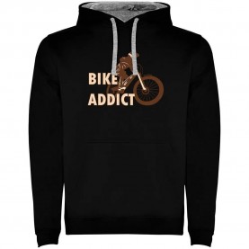 суичър,мъжки,пуловери,kruskis,bike,addict,two,colour,hoodie,black,grey,(black)