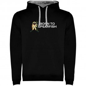 суичър,мъжки,пуловери,kruskis,born,to,spearfish,two,colour,hoodie,black,grey,(black)