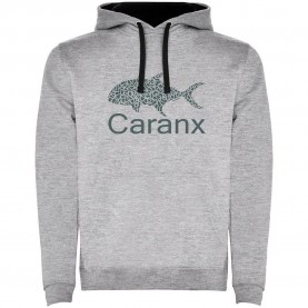 суичър,мъжки,пуловери,kruskis,caranx,two,colour,hoodie,heather,grey,black,(grey)