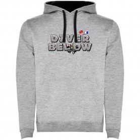 суичър,мъжки,пуловери,kruskis,diver,below,two,colour,hoodie,heather,grey,black,(grey)