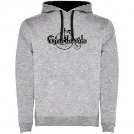 суичър,мъжки,пуловери,kruskis,enjoy,the,ride,two,colour,hoodie,heather,grey,black,(grey)
