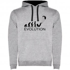 суичър,мъжки,пуловери,kruskis,evolution,kite,surf,two,colour,hoodie,heather,grey,black,(grey)