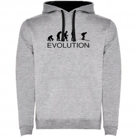 суичър,мъжки,пуловери,kruskis,evolution,ski,two,colour,hoodie,heather,grey,black,(grey)