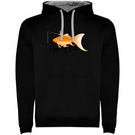 суичър,мъжки,пуловери,kruskis,flying,fish,two,colour,hoodie,black,grey,(black)