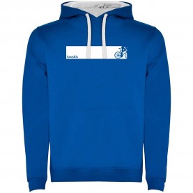 суичър,мъжки,пуловери,kruskis,frame,bike,two,colour,hoodie,royal,blue,white,(blue)