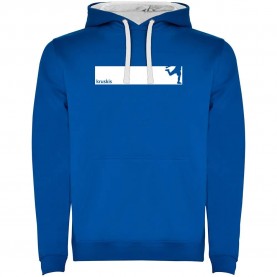 суичър,мъжки,пуловери,kruskis,frame,football,two,colour,hoodie,royal,blue,white,(blue)