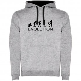 суичър,мъжки,пуловери,kruskis,futbol,evolution,goal,two,colour,hoodie,heather,grey,black,(grey)