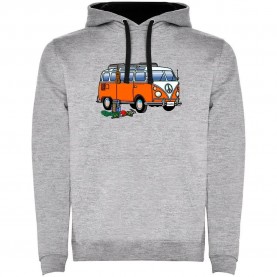 суичър,мъжки,пуловери,kruskis,hippie,van,climbing,two,colour,hoodie,heather,grey,black,(grey)
