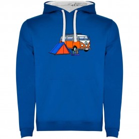 суичър,мъжки,пуловери,kruskis,hippie,van,trek,two,colour,hoodie,royal,blue,white,(blue)
