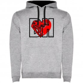 суичър,мъжки,пуловери,kruskis,i,love,downhill,two,colour,hoodie,heather,grey,black,(grey)