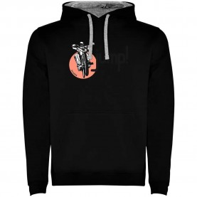 суичър,мъжки,пуловери,kruskis,jump,two,colour,hoodie,black,(black,grey)