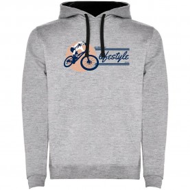 суичър,мъжки,пуловери,kruskis,lifestyle,two,colour,hoodie,heather,grey,black,(grey)