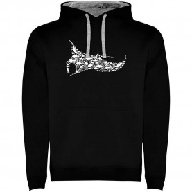 суичър,мъжки,пуловери,kruskis,manta,two,colour,hoodie,black,grey,(black)