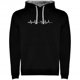 суичър,мъжки,пуловери,kruskis,mountain,heartbeat,two,colour,hoodie,black,grey,(black)