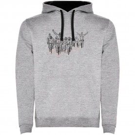 суичър,мъжки,пуловери,kruskis,peloton,two,colour,hoodie,heather,grey,black,(grey)