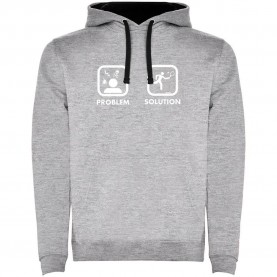 суичър,мъжки,пуловери,kruskis,problem,solution,smash,two,colour,hoodie,heather,grey,black,(grey)