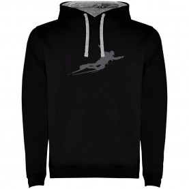 суичър,мъжки,пуловери,kruskis,shadow,dive,two,colour,hoodie,black,grey,(black)