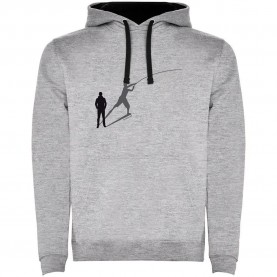 суичър,мъжки,пуловери,kruskis,shadow,fish,two,colour,hoodie,heather,grey,black,(grey)