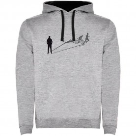 суичър,мъжки,пуловери,kruskis,shadow,triathlon,two,colour,hoodie,heather,grey,black,(grey)