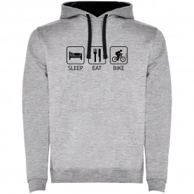 суичър,мъжки,пуловери,kruskis,sleep,eat,and,bike,two,colour,hoodie,heather,grey,black,(grey)