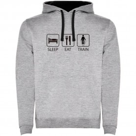 суичър,мъжки,пуловери,kruskis,sleep,eat,and,train,two,colour,hoodie,heather,grey,black,(grey)