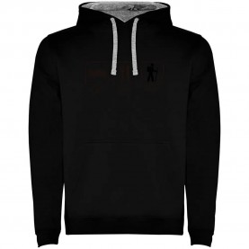 суичър,мъжки,пуловери,kruskis,sleep,eat,and,trek,two,colour,hoodie,black,grey,(black)