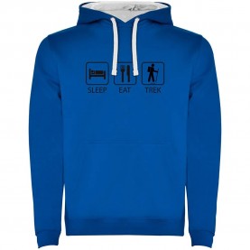 суичър,мъжки,пуловери,kruskis,sleep,eat,and,trek,two,colour,hoodie,royal,blue,white,(blue)