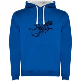 суичър,мъжки,пуловери,kruskis,squid,tribal,two,colour,hoodie,royal,blue,white,(blue)