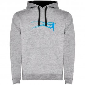 суичър,мъжки,пуловери,kruskis,stella,football,two,colour,hoodie,heather,grey,black,(grey)