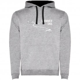 суичър,мъжки,пуловери,kruskis,swimming,dna,two,colour,hoodie,heather,grey,black,(grey)