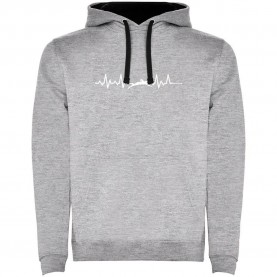 суичър,мъжки,пуловери,kruskis,swimming,heartbeat,two,colour,hoodie,heather,grey,black,(grey)