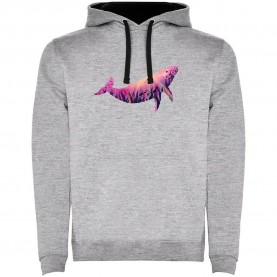 суичър,мъжки,пуловери,kruskis,whale,two,colour,hoodie,heather,grey,black,(grey)