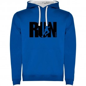 суичър,мъжки,пуловери,kruskis,word,run,two,colour,hoodie,blue,(royal,blue,white)