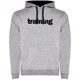 суичър,мъжки,пуловери,kruskis,word,training,two,colour,hoodie,heather,grey,black,(grey)