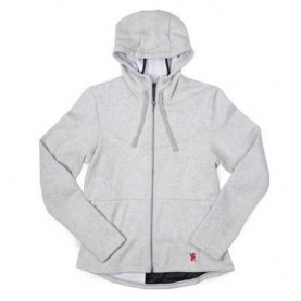 блуза,дамски,блузи,chrome,base,pasha,full,zip,sweatshirt,grey