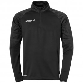 Блуза Uhlsport Goal 25 half zip sweatshirt - Black (Black / Anthra) блуза,детски,блузи,uhlsport,goal,25,half,zip,sweatshirt,black,(black,anthra)