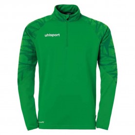 Блуза Uhlsport Goal 25 half zip sweatshirt - Green (Green / Lagoon) блуза,детски,блузи,uhlsport,goal,25,half,zip,sweatshirt,green,(green,lagoon)