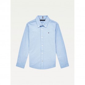 риза,с,дълъг,ръкав,детски,ризи,tommy,hilfiger,oxford,long,sleeve,shirt,blue