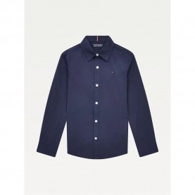 риза,с,дълъг,ръкав,детски,ризи,tommy,hilfiger,solid,long,sleeve,shirt,blue,(twilight,navy)