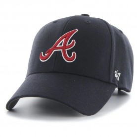шапка,всички,шапки,47,mlb,atlanta,braves,mvp,cap,black,(navy)