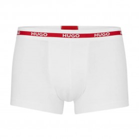 Боксерки HUGO Planet 10249742 RED boxers 3 units - White (Open White) боксерки,мъжко,бельо,hugo,planet,10249742,red,boxers,3,units,white,(open,white)