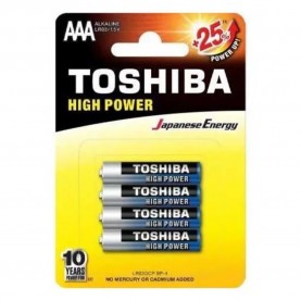 батерии,toshiba,high,power,lr03,pack,aaa,alkaline,battery,4,units,silver,(silver)
