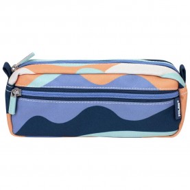 канцеларски,принадлежности,milan,2,zipped,rectangular,the,fun,series,pencil,case,multicolor,(blue)