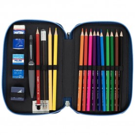 канцеларски,принадлежности,milan,filled,double,decker,the,fun,series,pencil,case,multicolor,(blue)